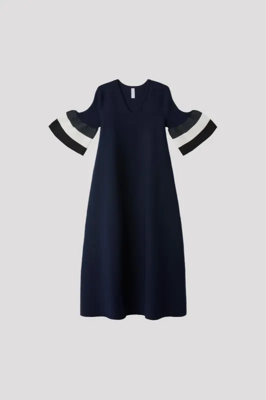 POTTERY SHORT BELL SLEEVE FLARE DRESS sold by CFCL Womens