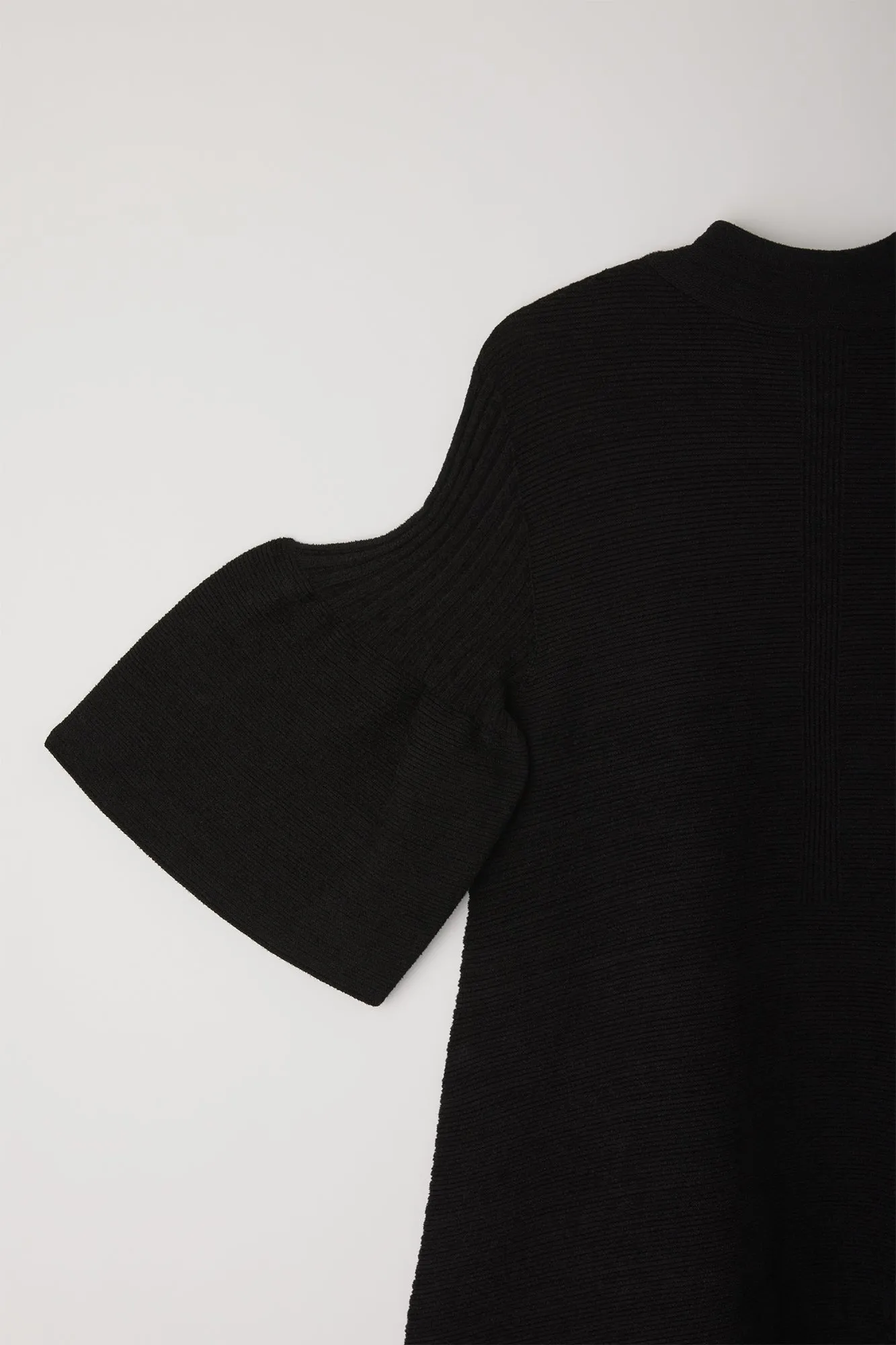 POTTERY VELVET SHORT BELL SLEEVE FLARE MINI DRESS sold by CFCL Womens product image thumbnail 3