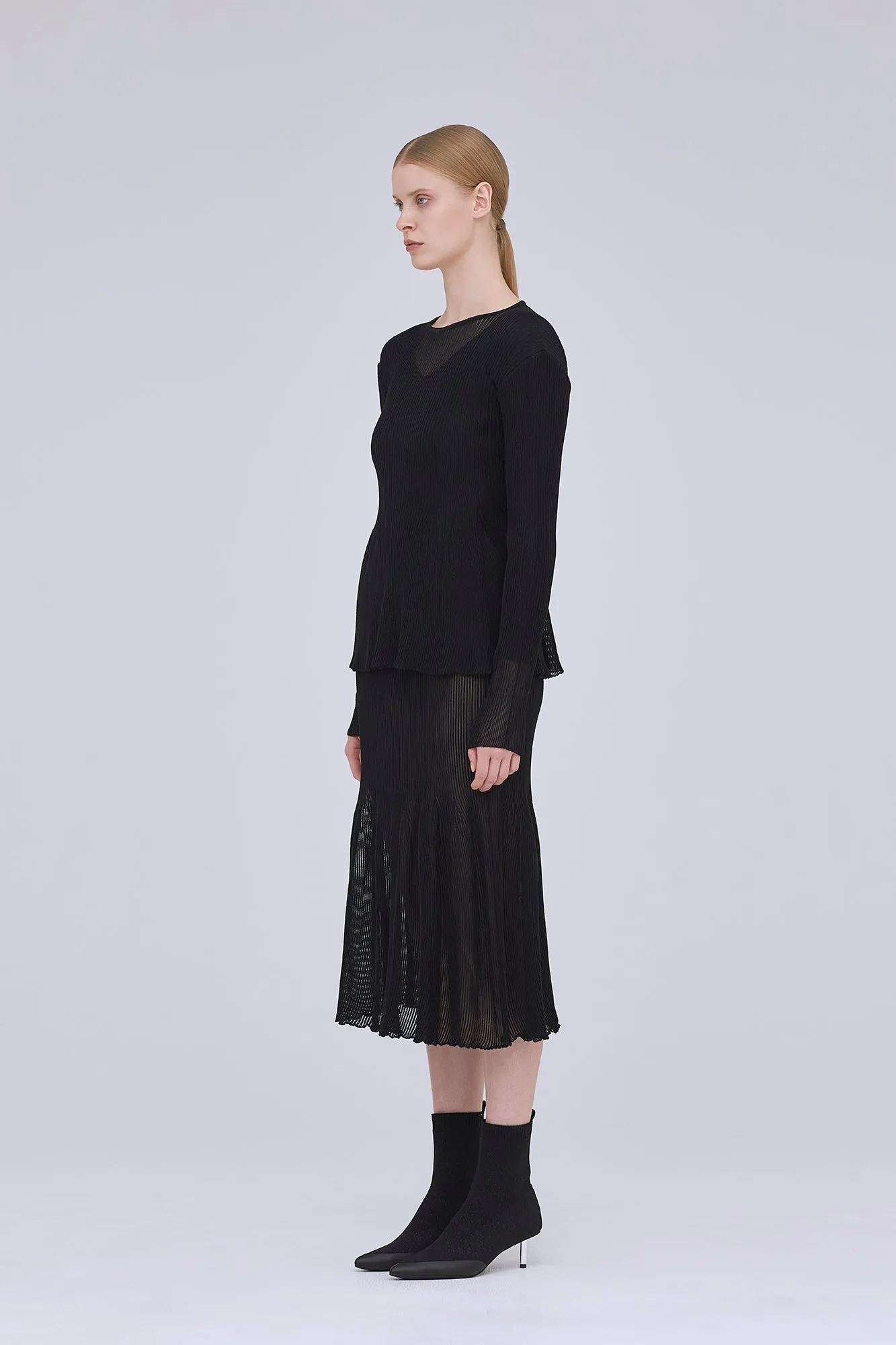 RIB LONG SLEEVE BODY SUIT sold by CFCL Womens product image thumbnail 5