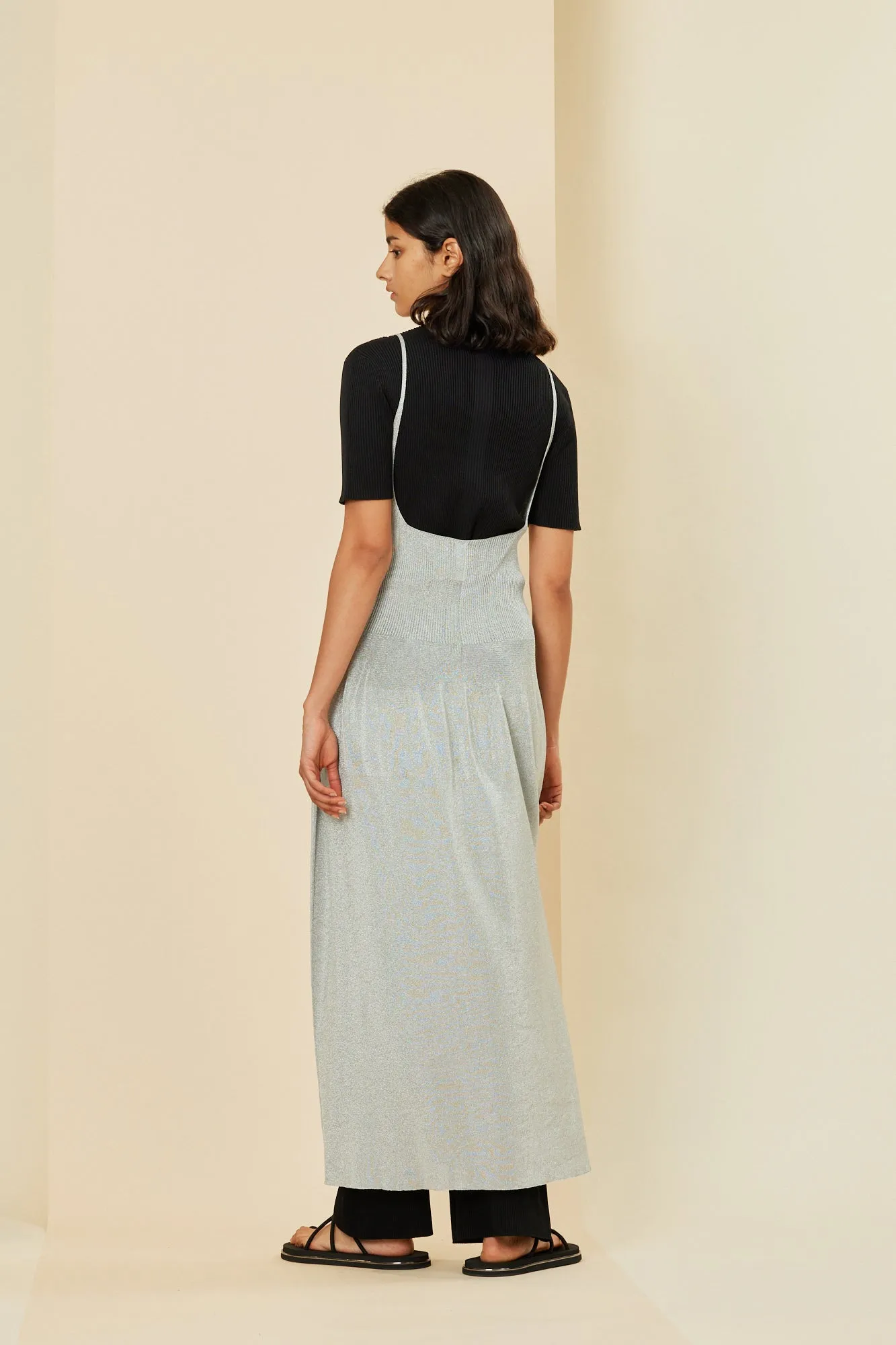 RIVULET METAL SLEEVELESS DRESS sold by CFCL Womens product image thumbnail 5