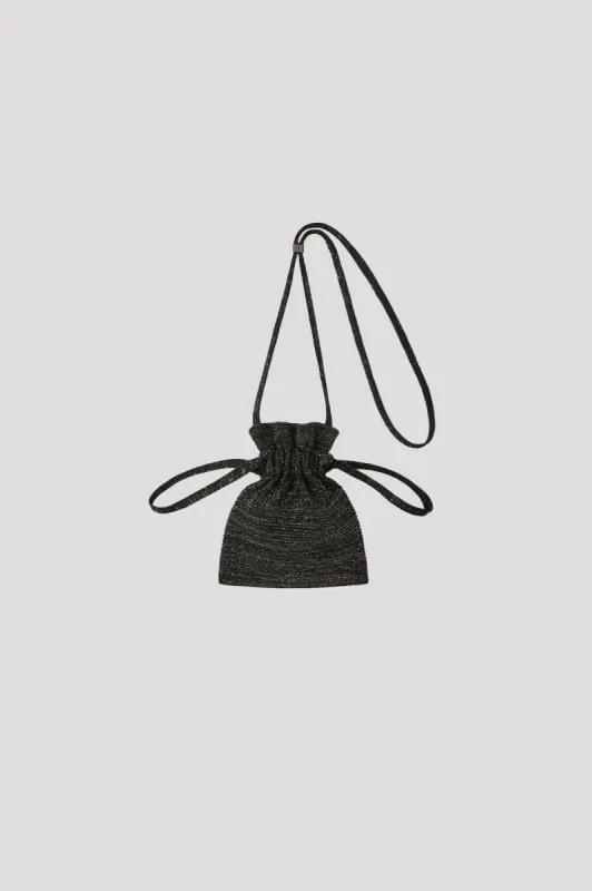 STRATA GLITTER DRAWSTRING MINI BAG made by CFCL Womens