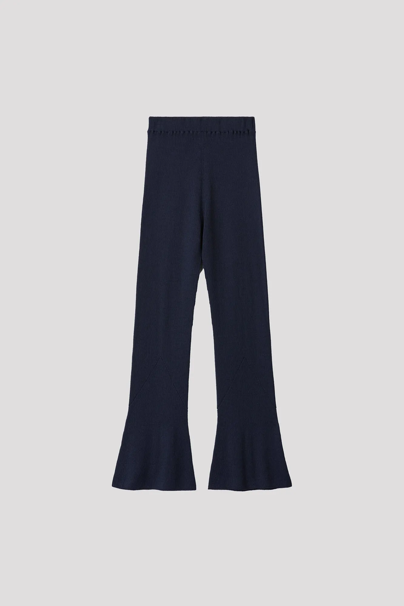 WOOL RIB BELL BOTTOM PANTS sold by CFCL Womens product image thumbnail 5