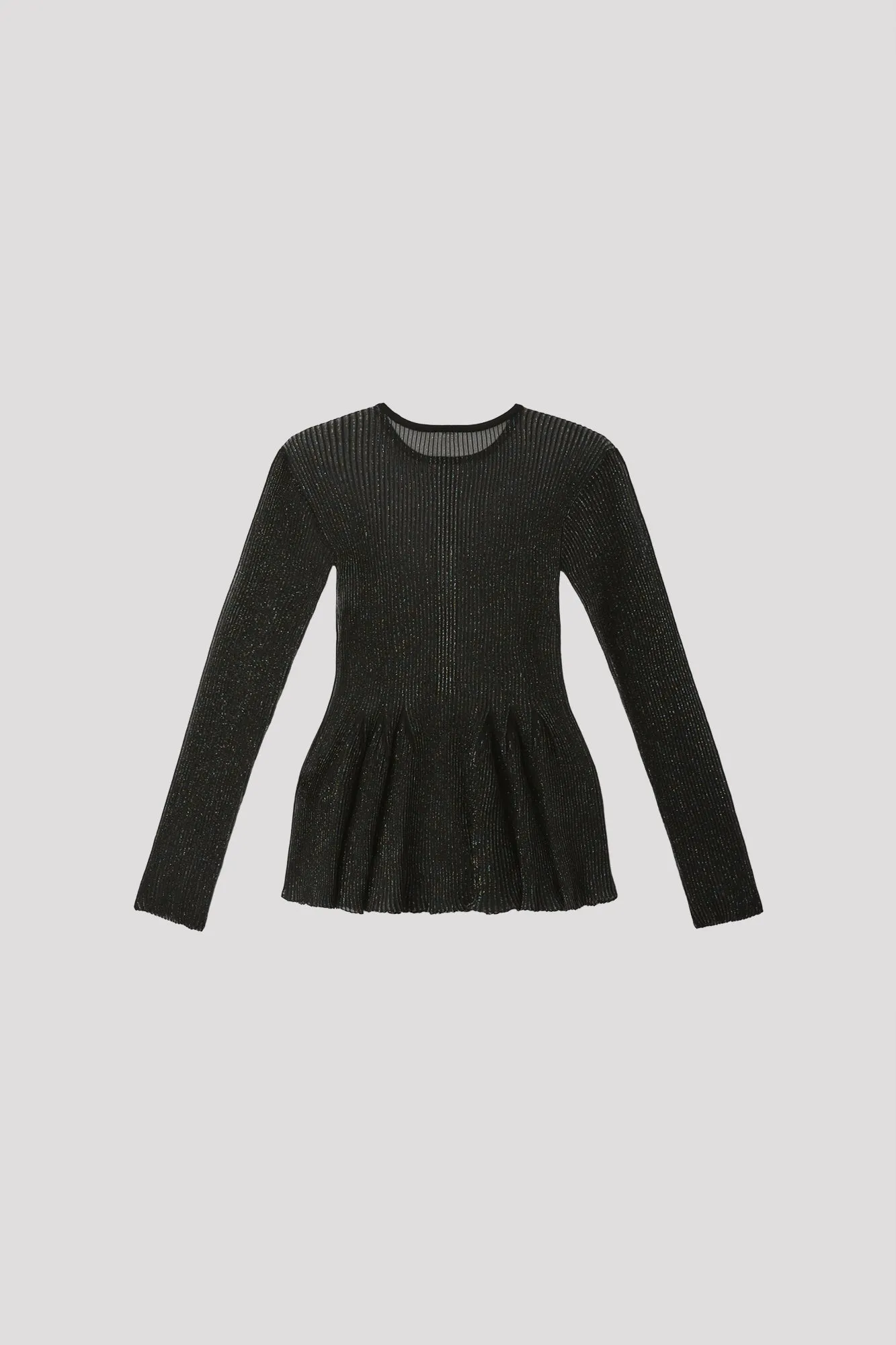 HYPHA LUCENT GLITTER LONG SLEEVE FLARE TOP sold by CFCL Womens product image thumbnail 2