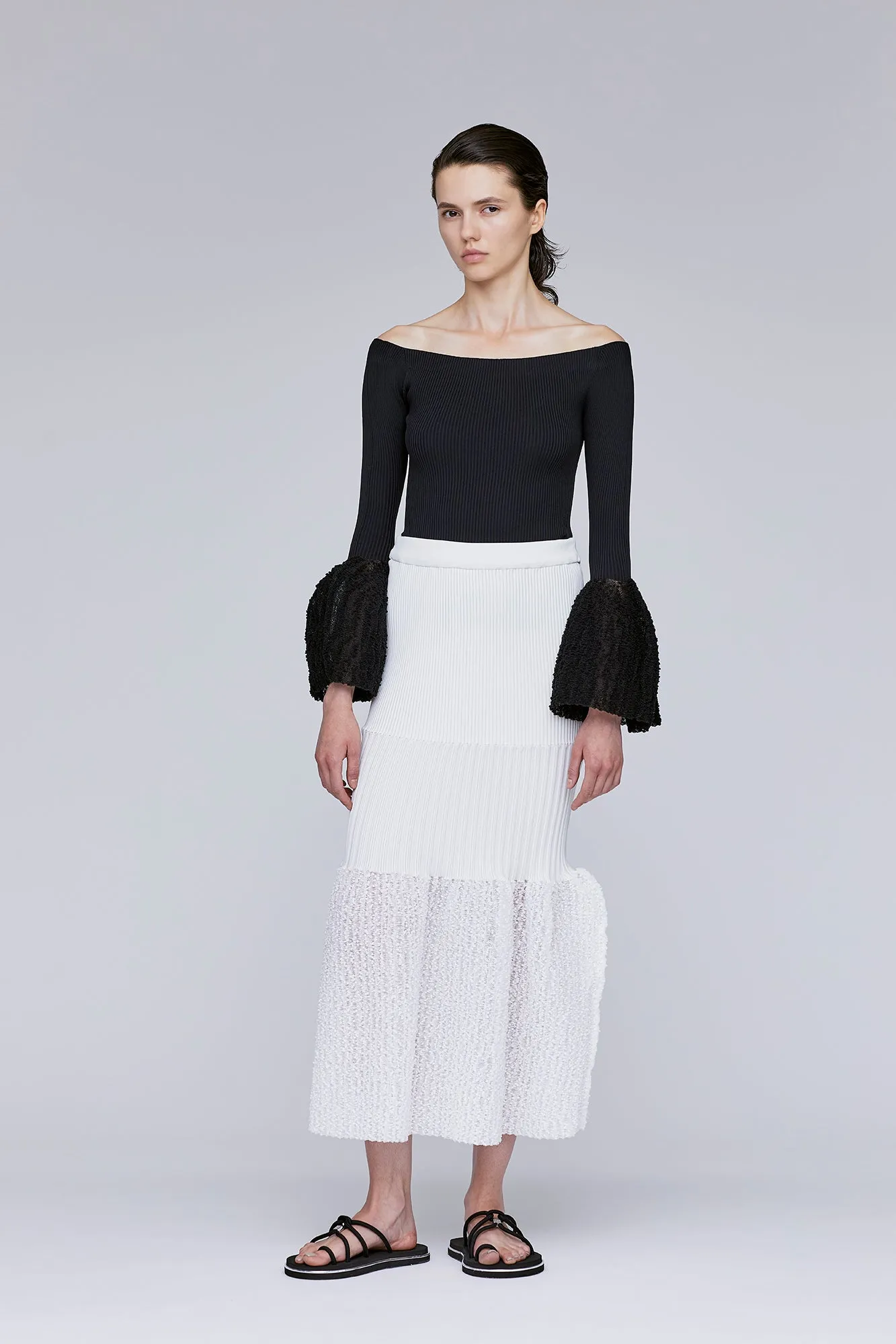 FLUTED ORNAMENT MERMAID SKIRT sold by CFCL Womens product image thumbnail 5