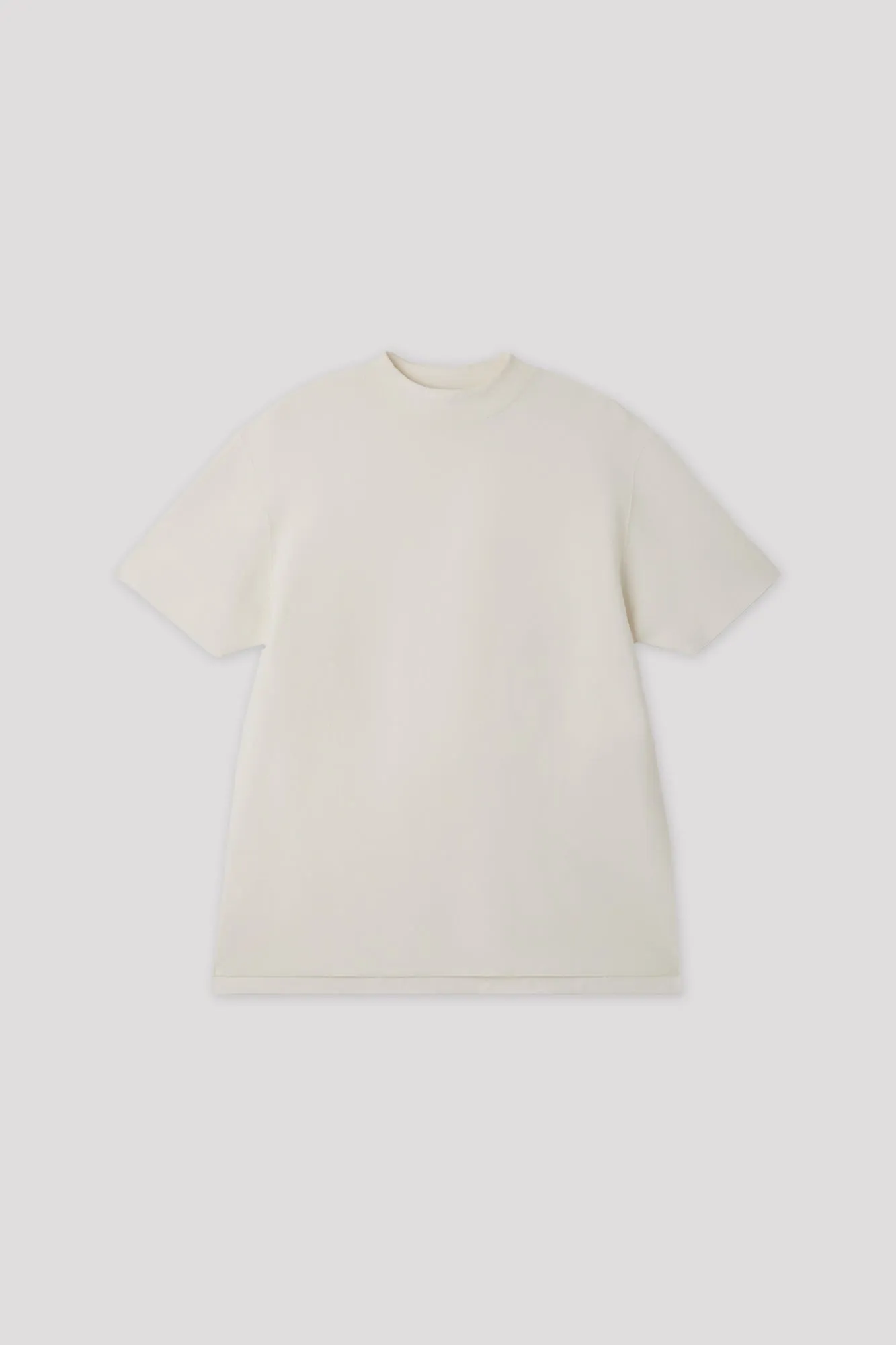 GARTER MOCKNECK SHORT SLEEVE TEE SHIRT sold by CFCL Womens product image thumbnail 2