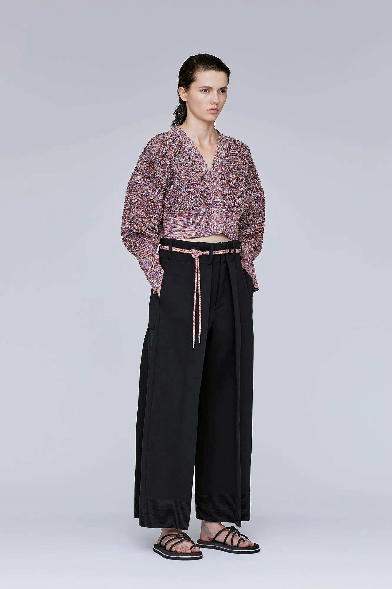 LATTICE KNIKAT CROPPED CARDIGAN sold by CFCL Womens product image thumbnail 5