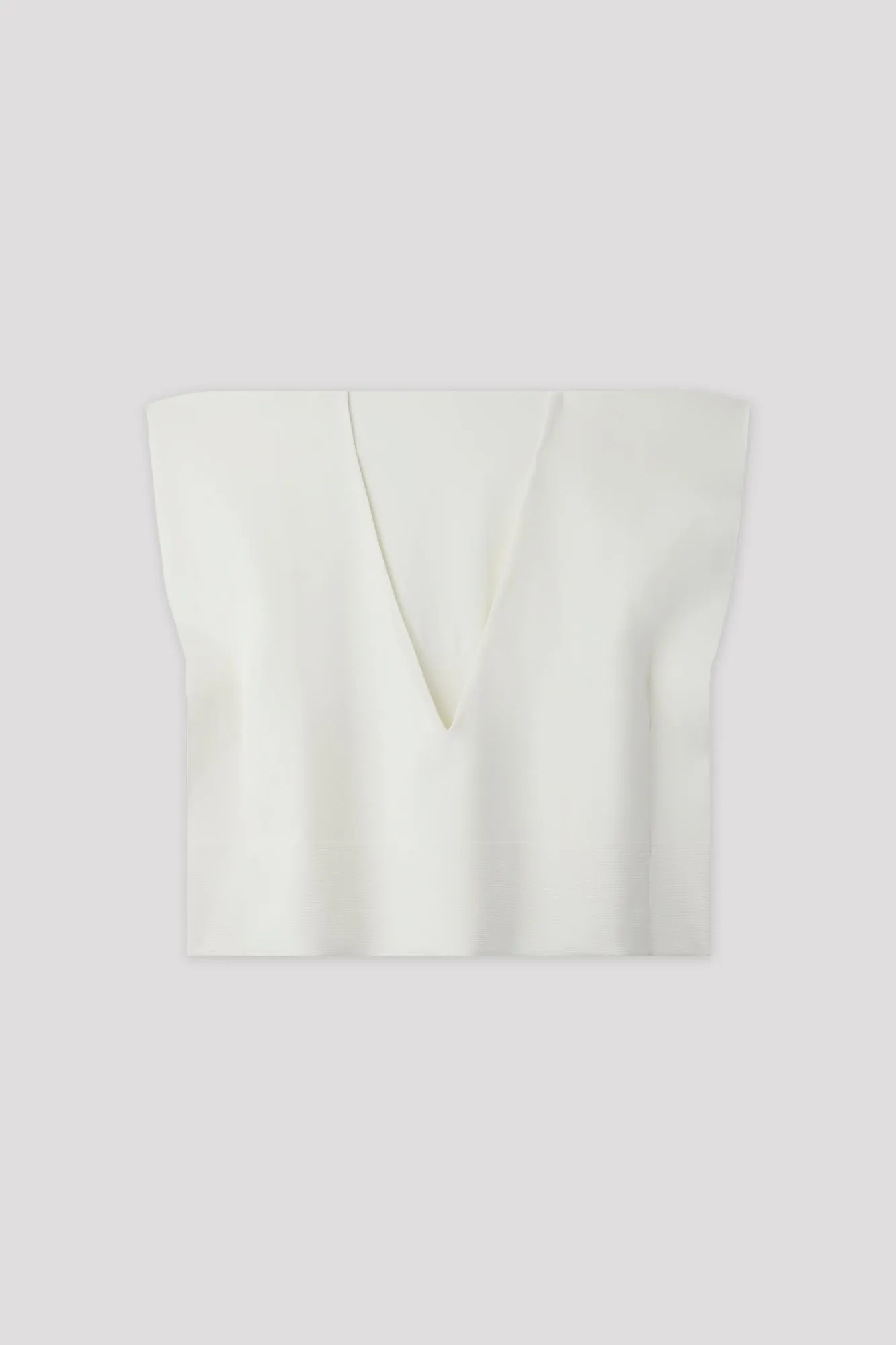 MILAN CREASE V-NECK SLEEVELESS TOP sold by CFCL Womens