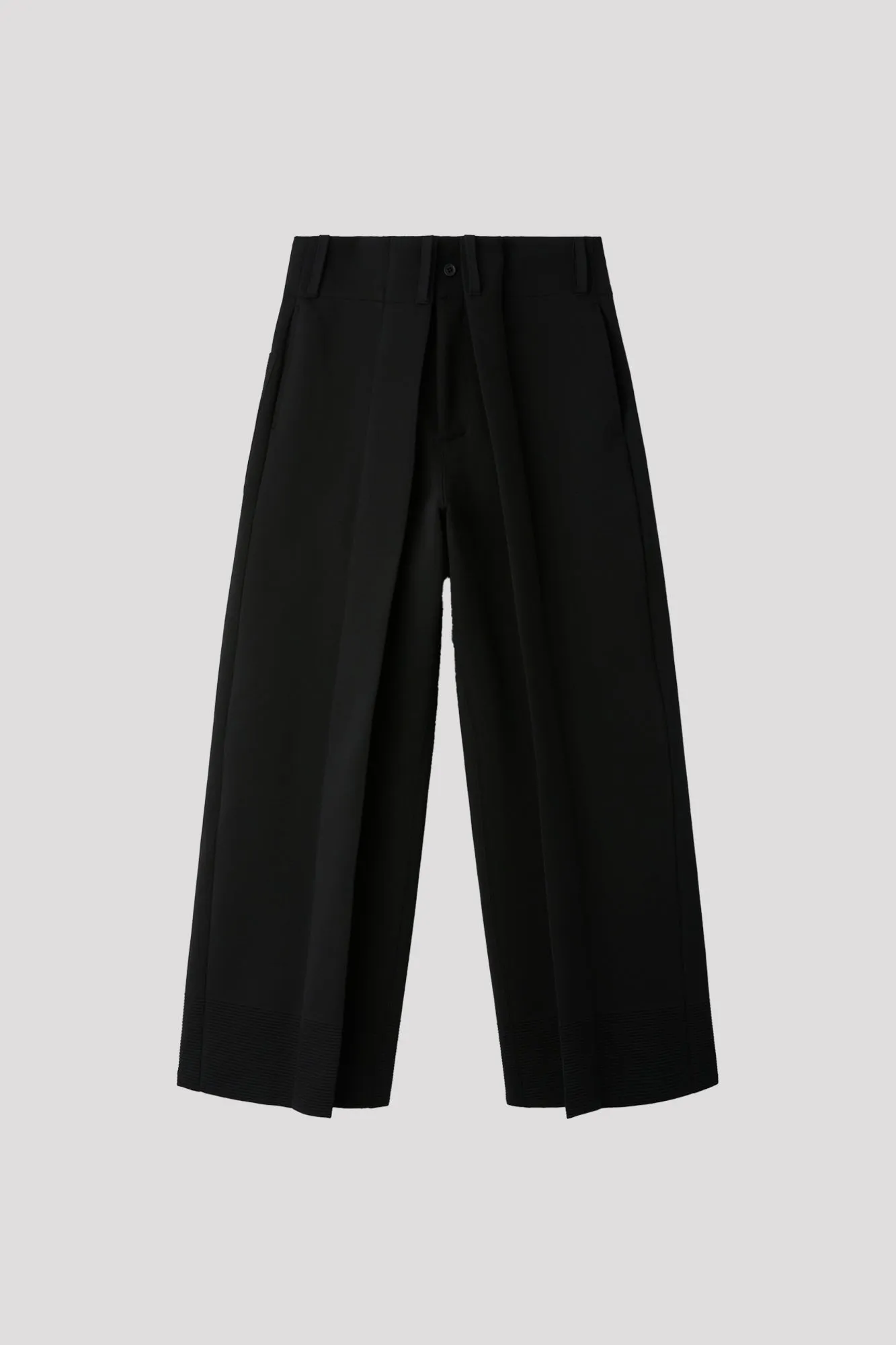 MILAN CREASE WIDE STRAIGHT PANTS sold by CFCL Womens
