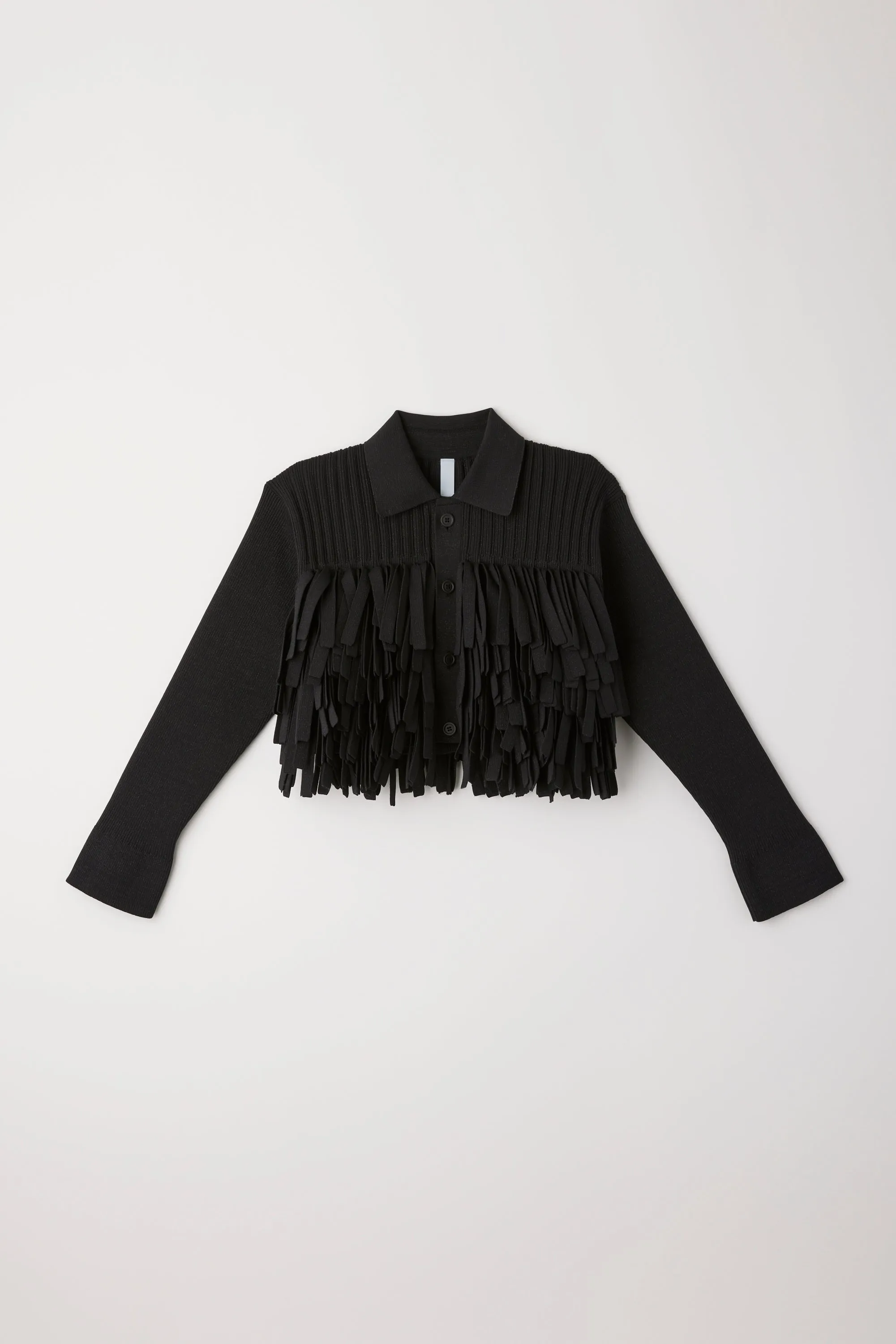 【VOL.10 1st delivery】FLUTED GLITTER FRINGE CROPPED SHIRT CARDIGAN sold by CFCL Womens product image thumbnail 4