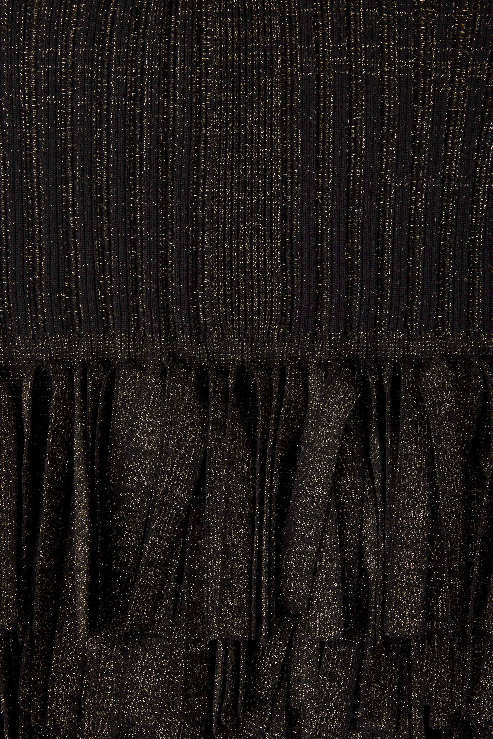 【VOL.10 1st delivery】FLUTED GLITTER FRINGE CROPPED SHIRT CARDIGAN sold by CFCL Womens product image thumbnail 3