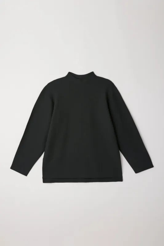 GARTER MOCKNECK LONG SLEEVE TEE SHIRT made by CFCL Womens