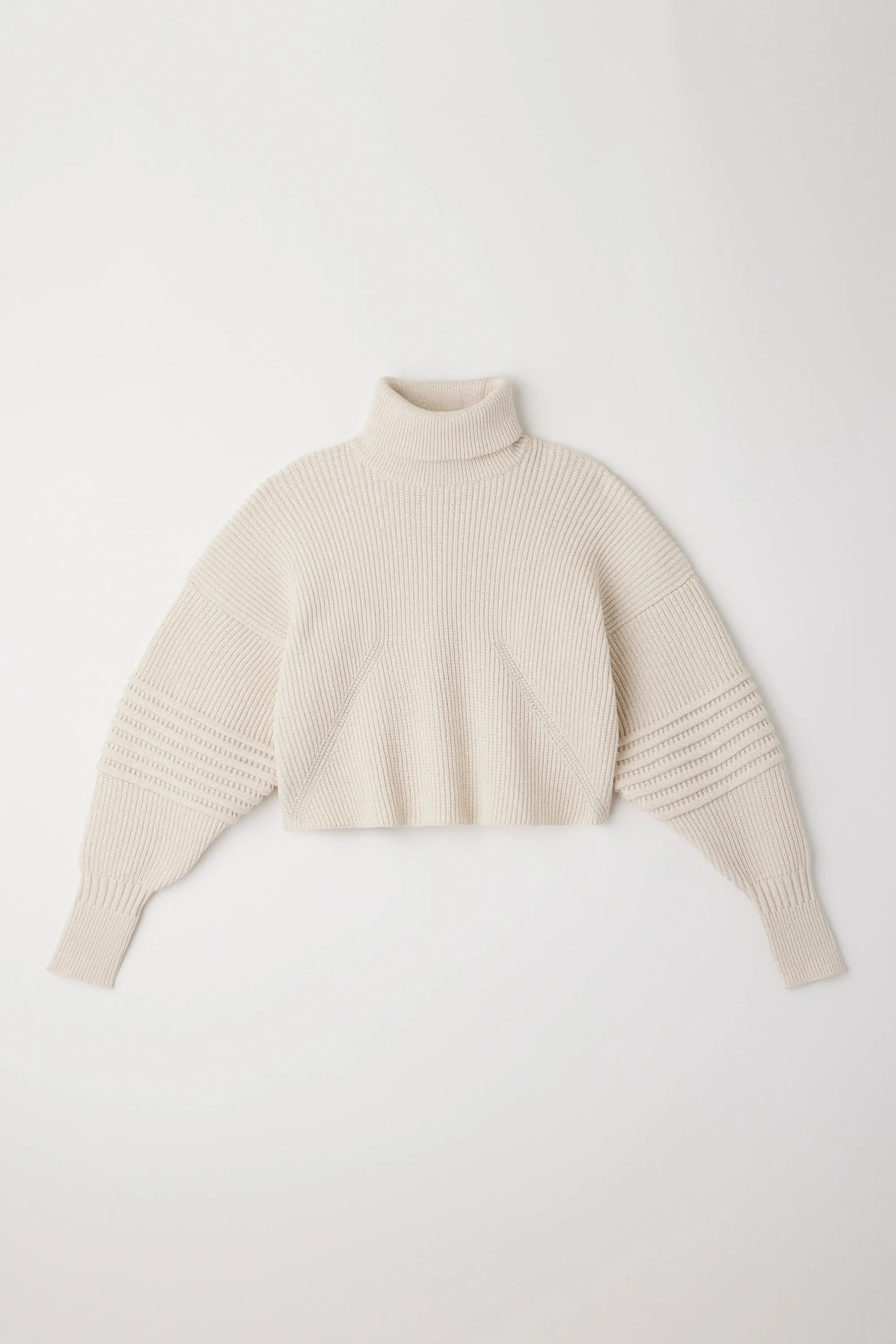 LOW GAUGE GLITTER HIGHNECK CROPPED PULLOVER sold by CFCL Womens