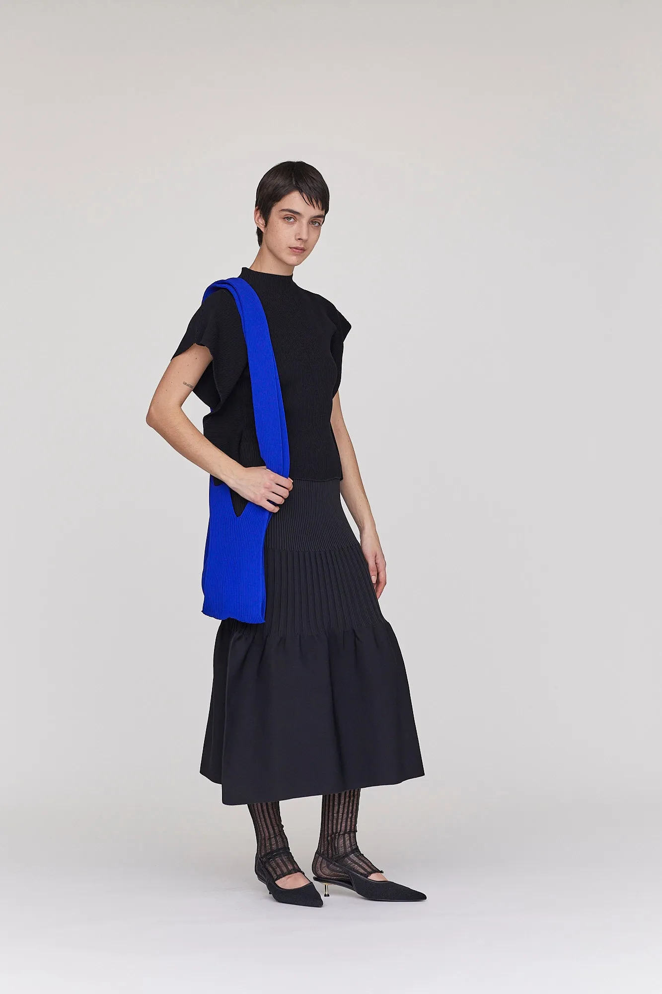 【VOL.10 1st delivery】NOTCHED RIB SHOULDER BAG sold by CFCL Womens product image thumbnail 5