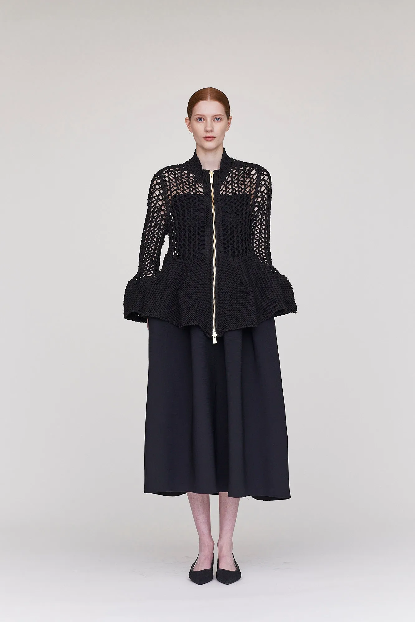 POTTERY LOW GAUGE ZIP CARDIGAN sold by CFCL Womens product image thumbnail 4