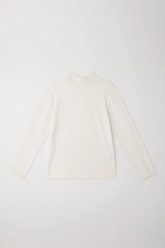 【VOL.10 1st delivery】SOFT HIGH GAUGE MOCKNECK LONG SLEEVE TOP sold by CFCL Womens