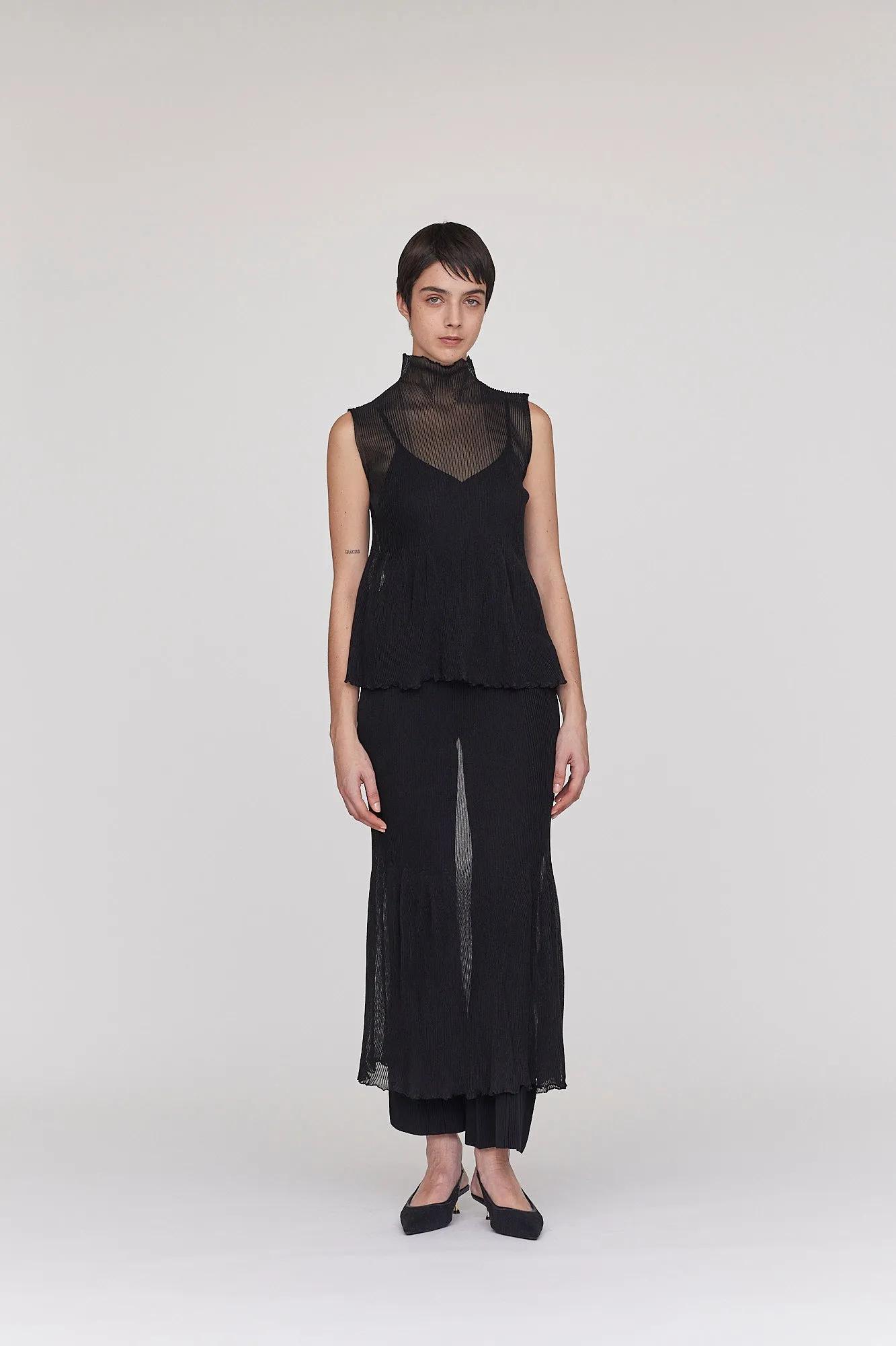 SOFT PORTRAIT TIGHT FLARE PANTS sold by CFCL Womens product image thumbnail 5