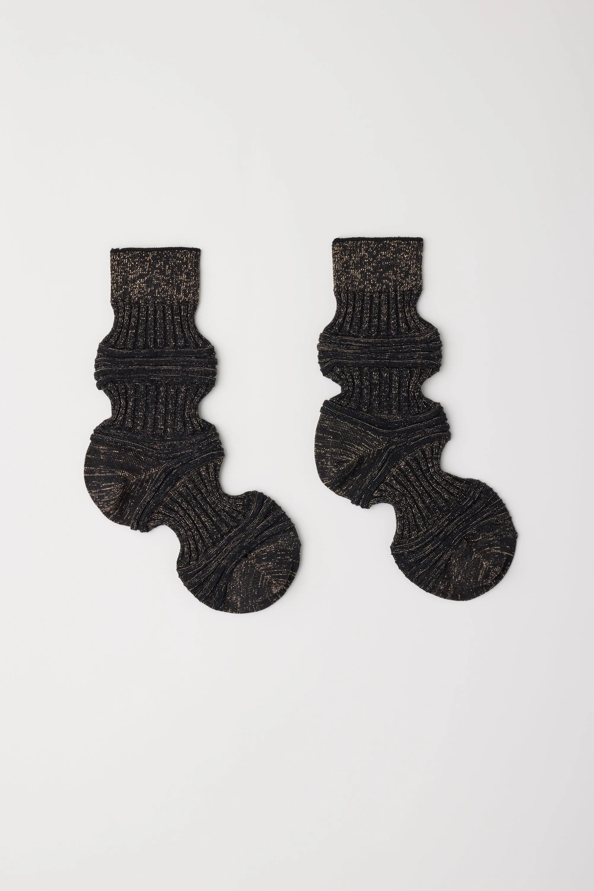 GARTER RIB GLITTER SOCKS sold by CFCL Womens product image thumbnail 3