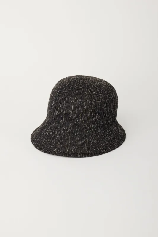 【VOL.10 2nd delivery】MESH KNIT GLITTER ASYMMETRIC HAT sold by CFCL Womens