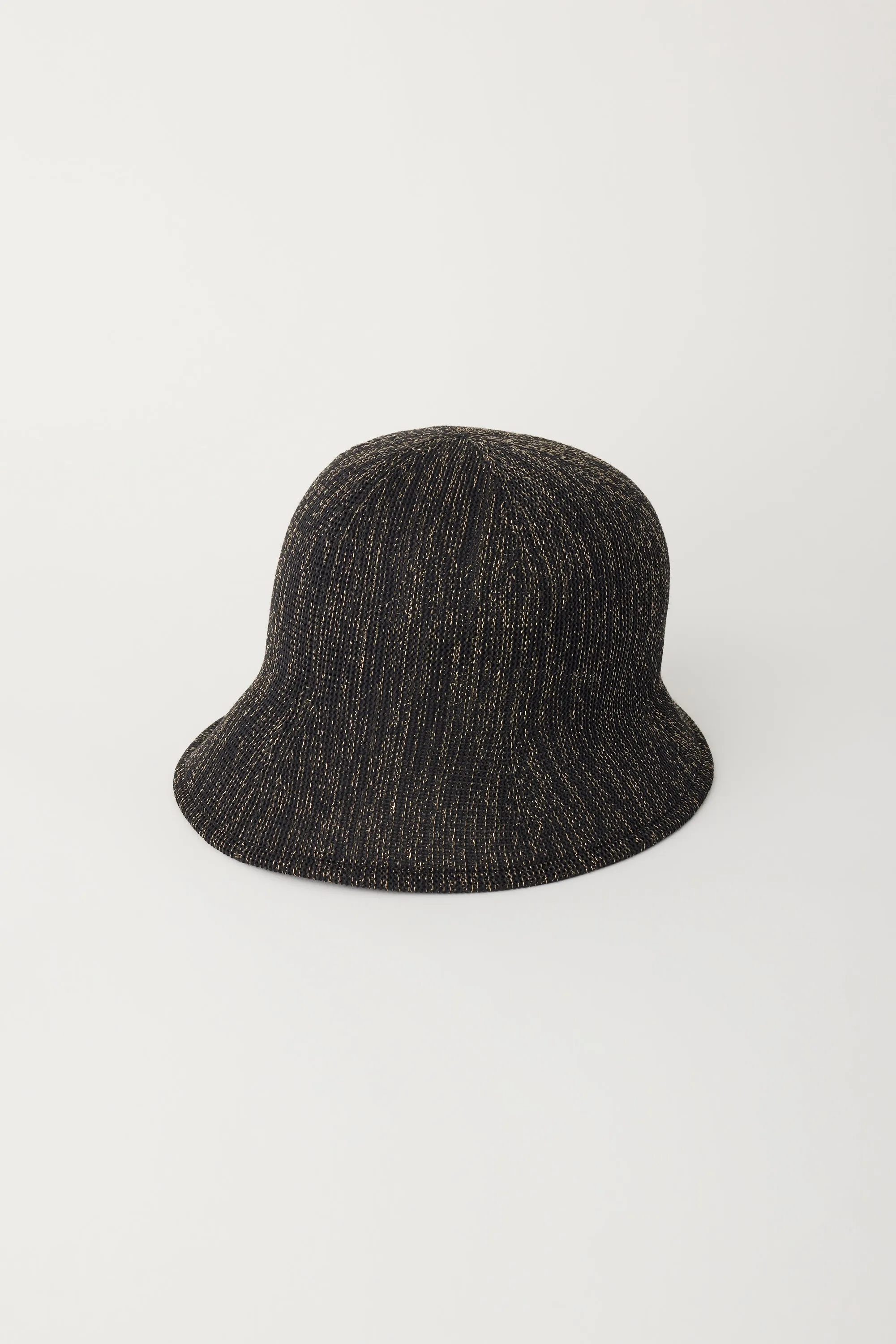 MESH KNIT GLITTER ASYMMETRIC HAT sold by CFCL Womens