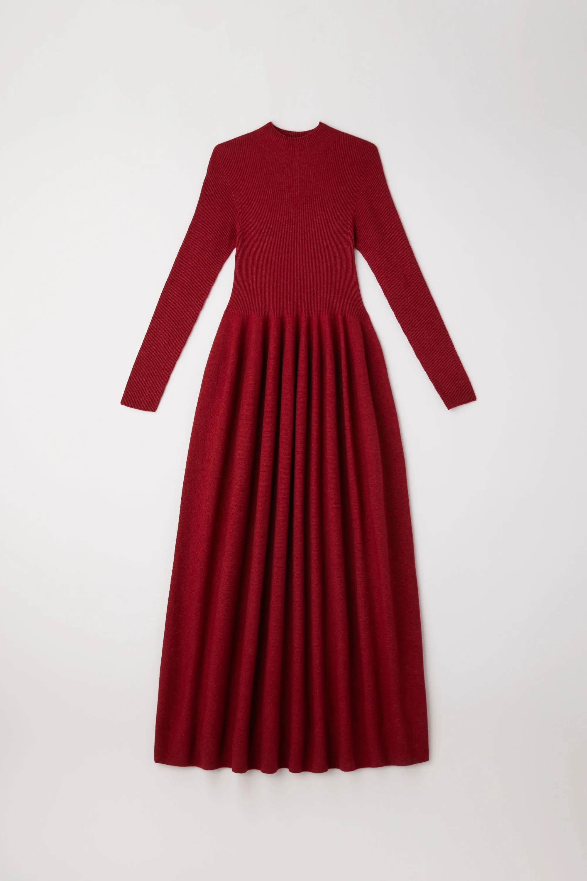 【VOL.10 2nd delivery】SILK CASHMERE RIVULET LONG SLEEVE DRESS sold by CFCL Womens