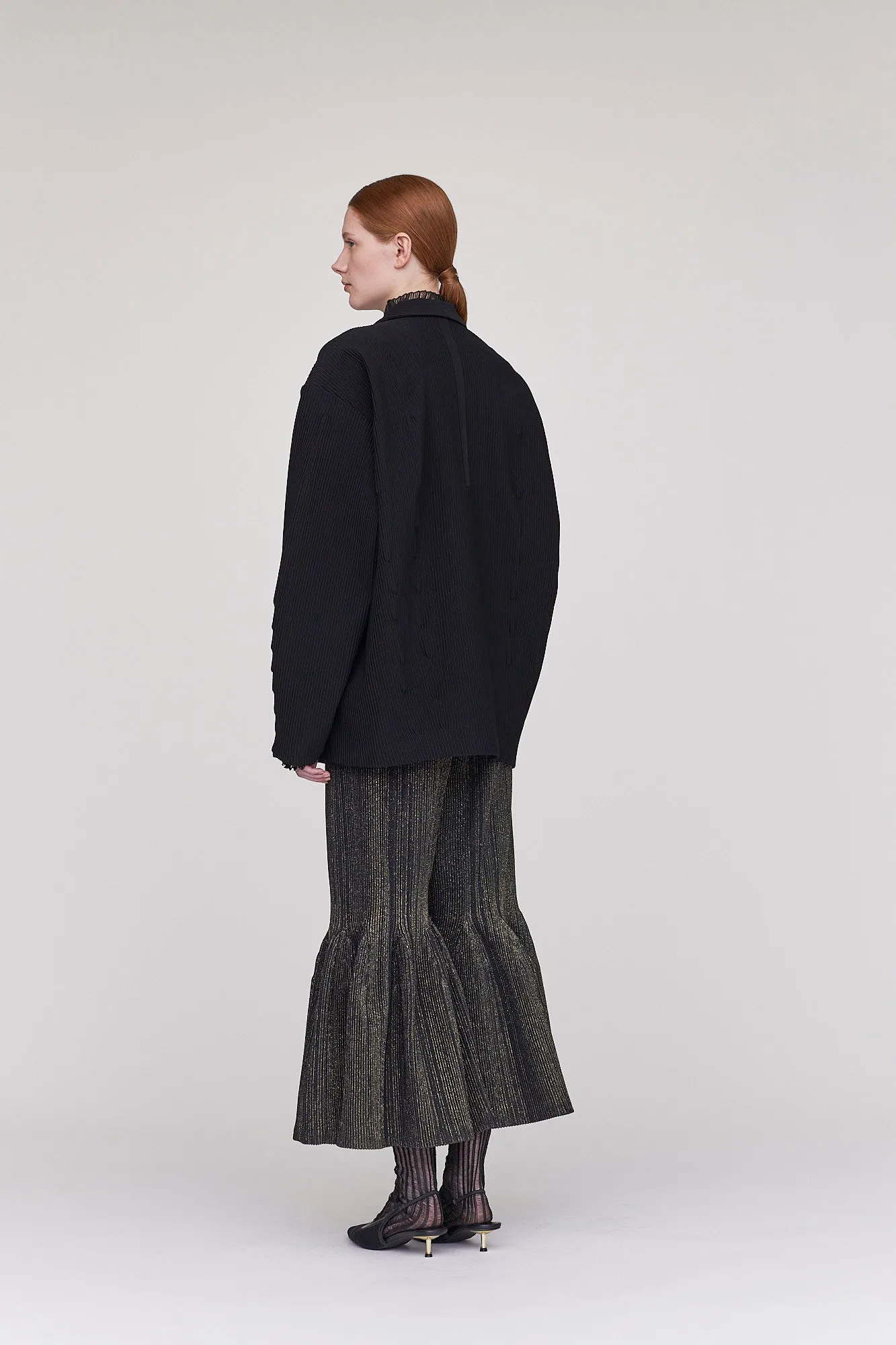 HYPHA GLITTER BELL BOTTOM PANTS sold by CFCL Womens product image thumbnail 5