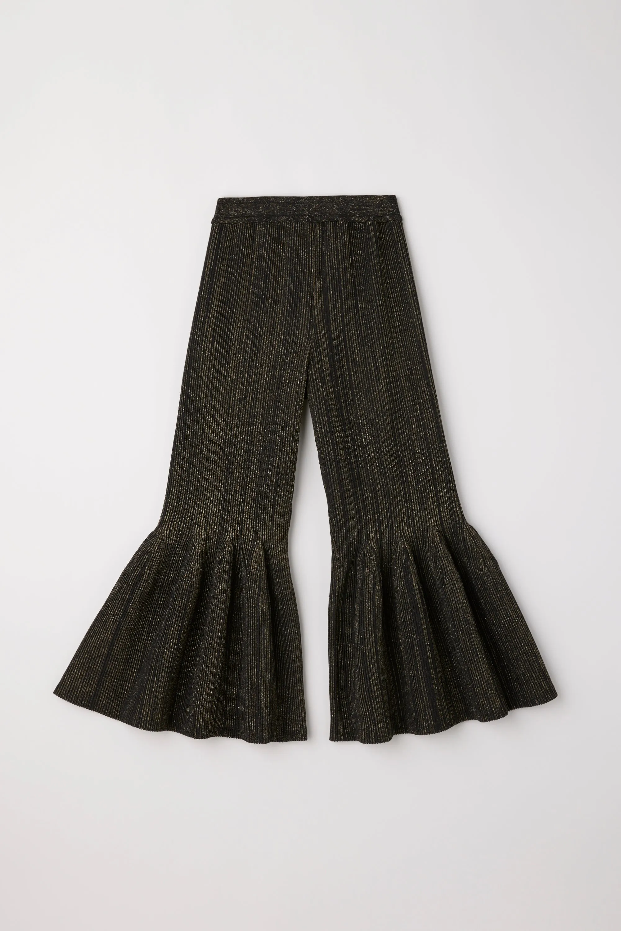HYPHA GLITTER BELL BOTTOM PANTS sold by CFCL Womens