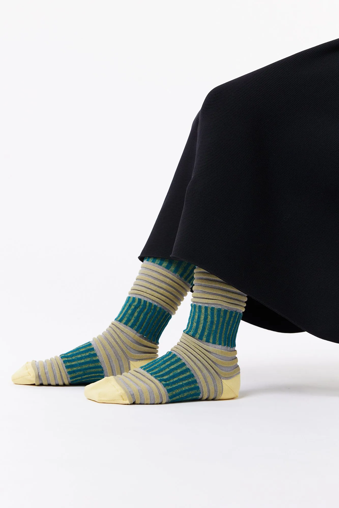 GARTER RIB SOCKS sold by CFCL Womens product image thumbnail 3