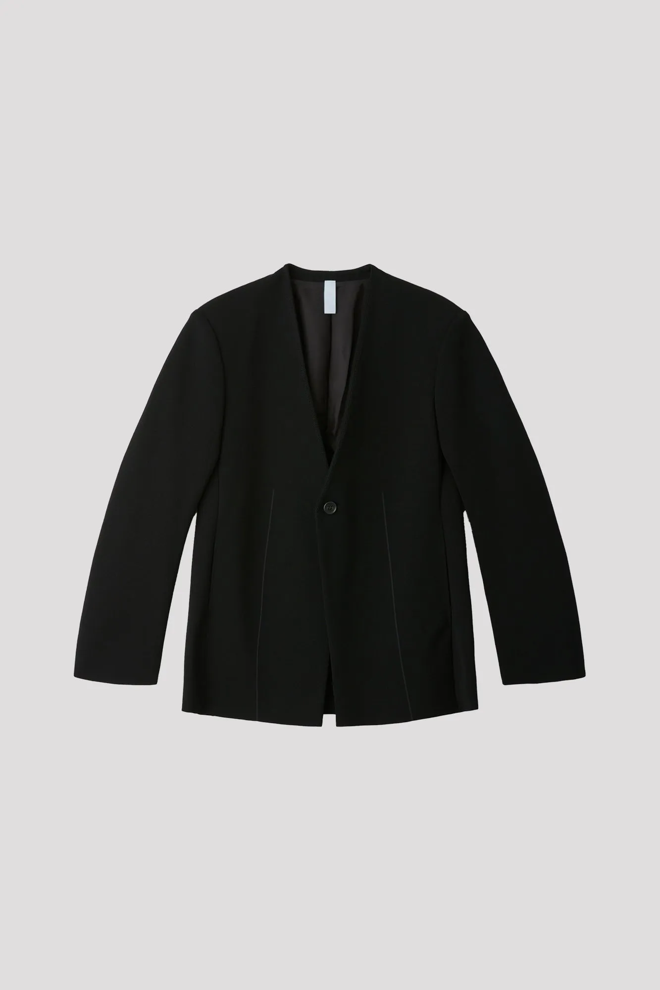 AC MILAN COLLARLESS TAILORED JACKET sold by CFCL Womens