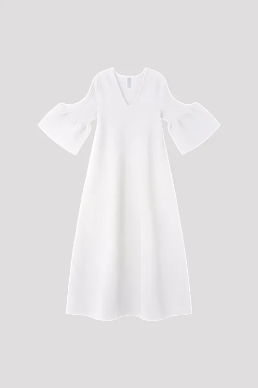 POTTERY SHORT BELL SLEEVE FLARE DRESS made by CFCL Womens