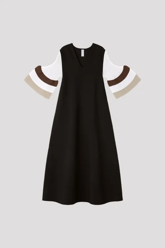 POTTERY SHORT BELL SLEEVE FLARE DRESS made by CFCL Womens