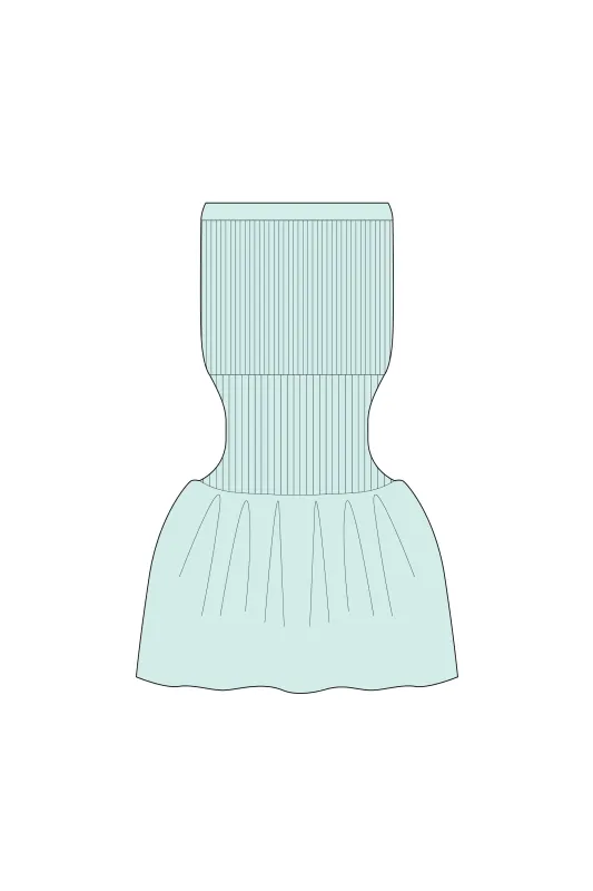 【VOL.11 1st delivery】FLUTED MERMAID SKIRT sold by CFCL Womens