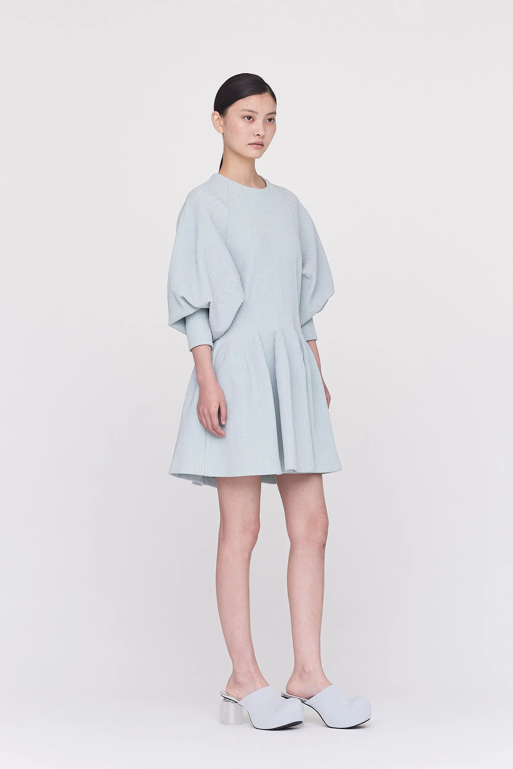 【VOL.11 1st delivery】HYPHA GLITTER PUFF SLEEVE MINI DRESS sold by CFCL Womens product image thumbnail 2