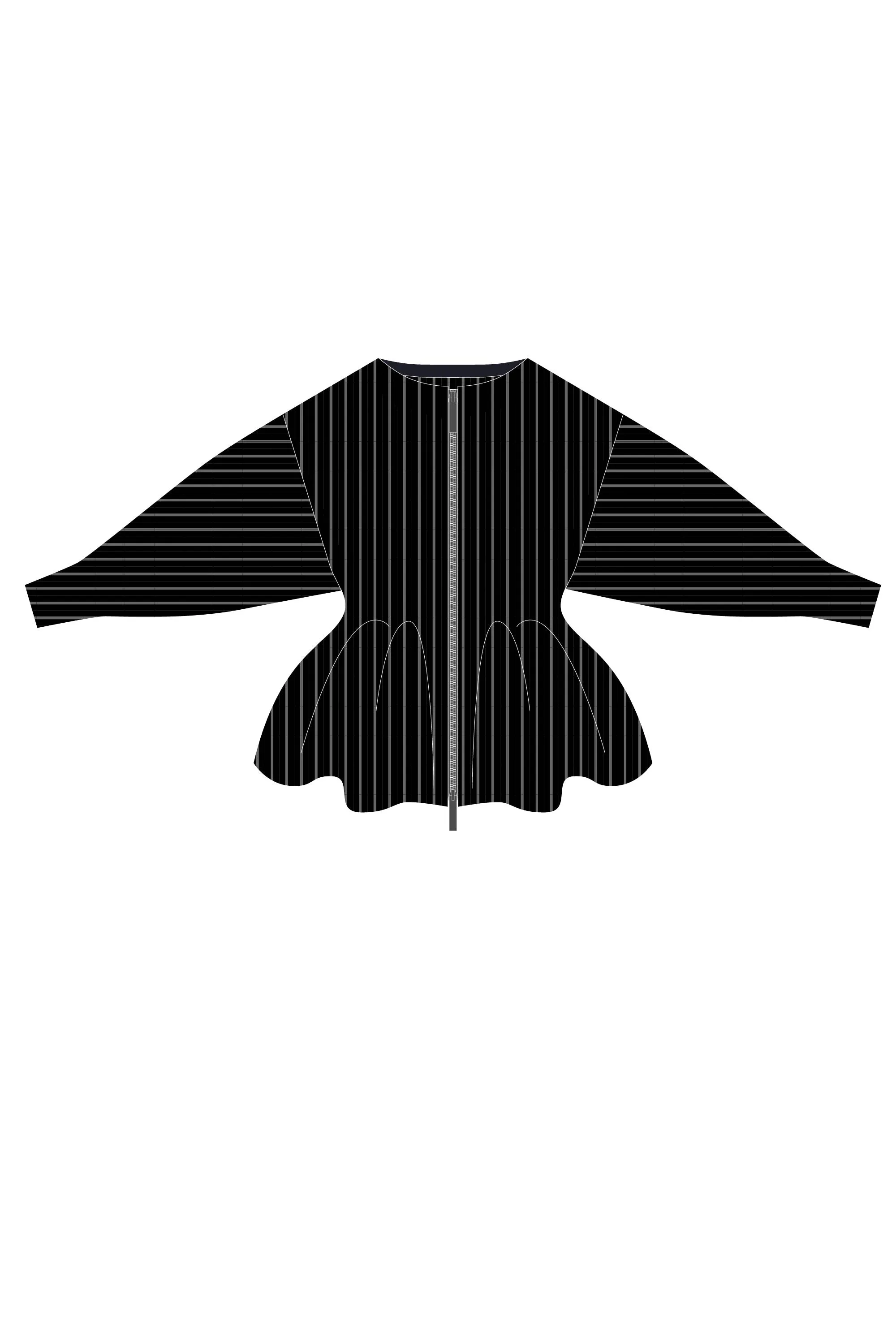 【VOL.11 1st delivery】HYPHA PEPLUM ZIP BLOUSON sold by CFCL Womens