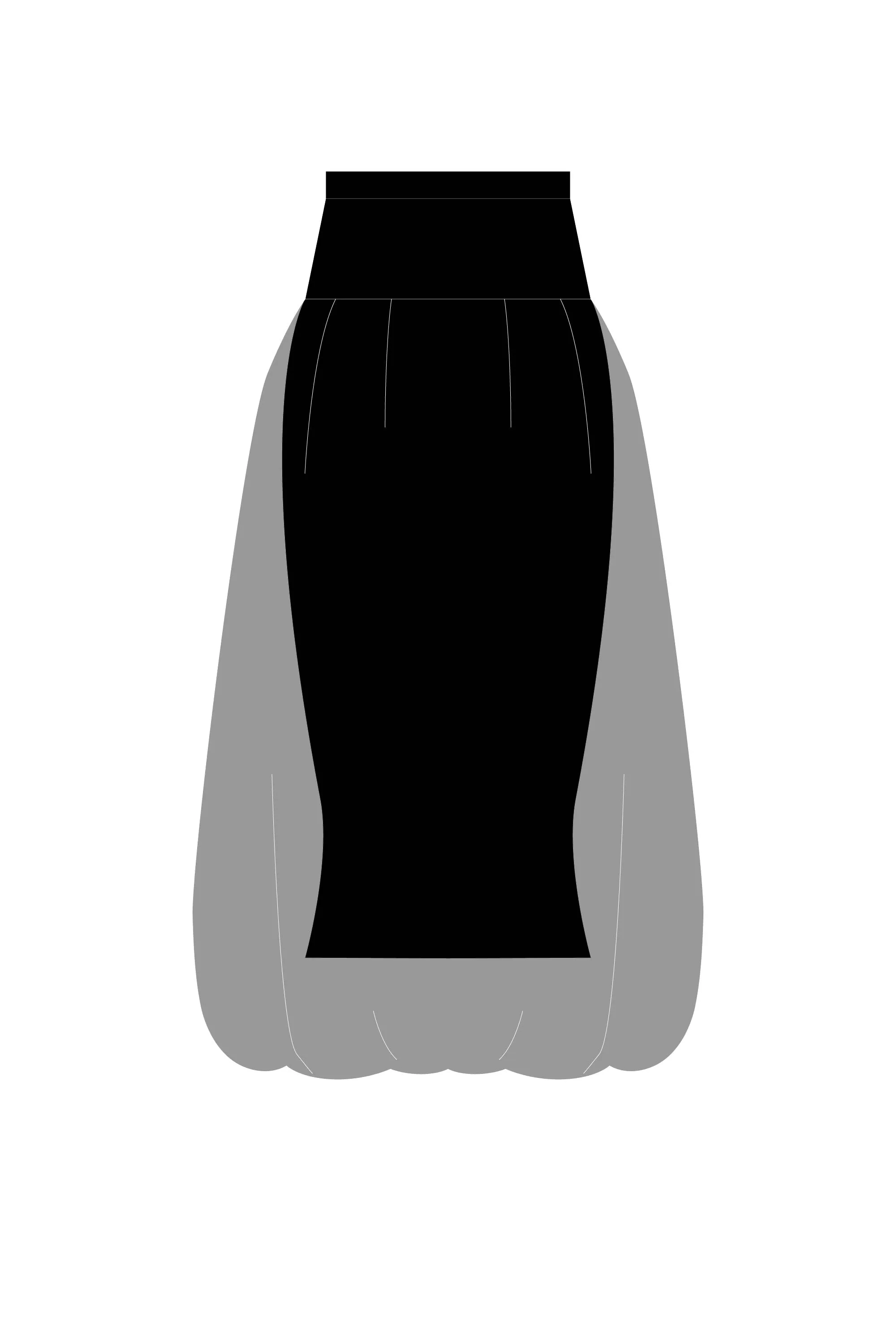 【VOL.11 1st delivery】OVERWRAPPED POTTERY SKIRT sold by CFCL Womens product image thumbnail 2