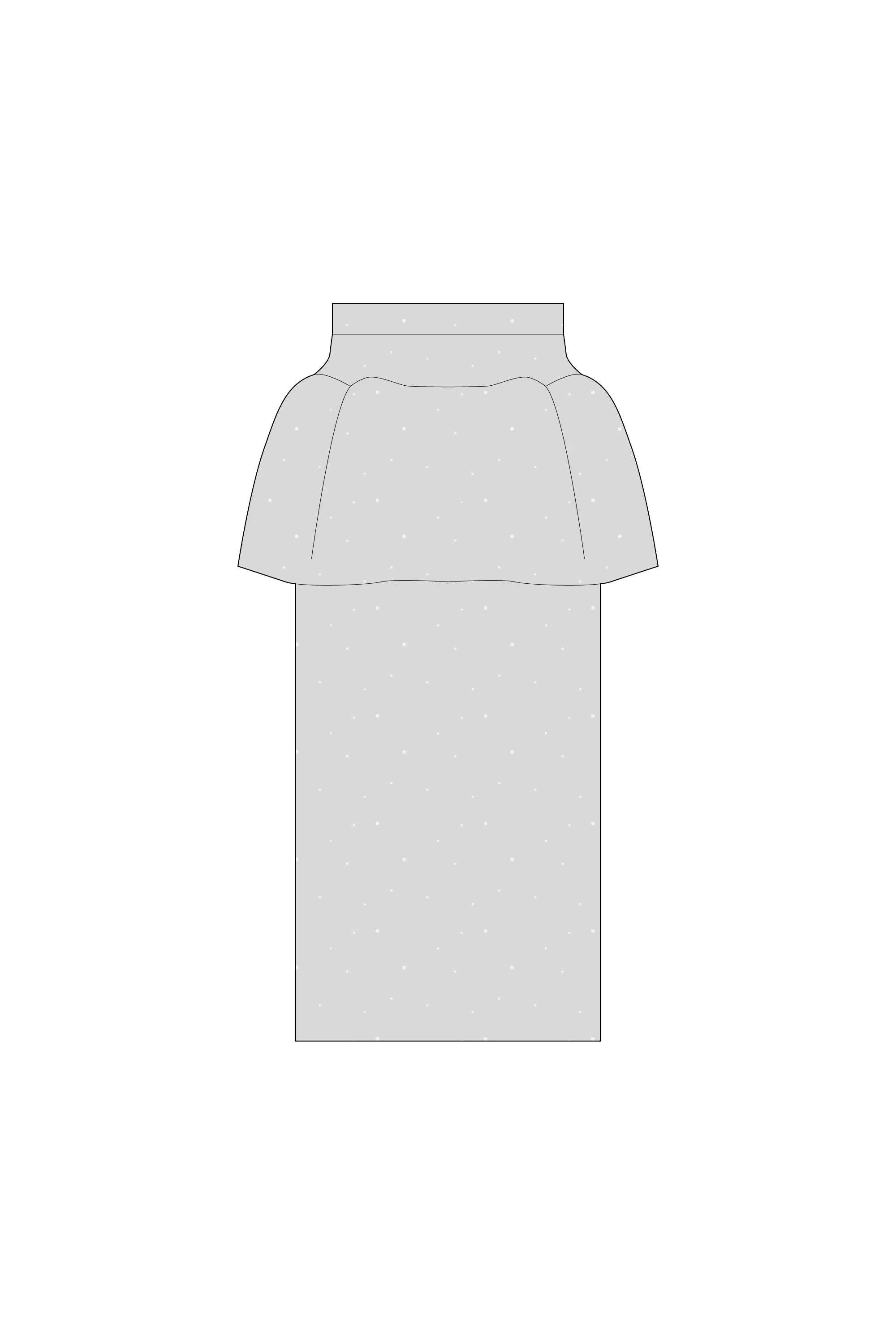 【VOL.11 1st delivery】POTTERY GLITTER LAYERED SKIRT sold by CFCL Womens