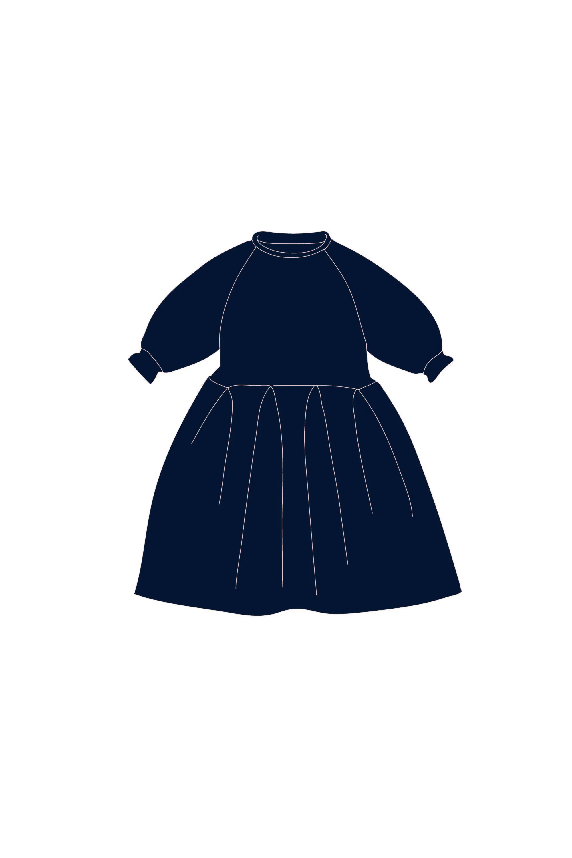 【VOL.11 1st delivery】POTTERY KID PUFF SLEEVE DRESS sold by CFCL Womens product image thumbnail 3