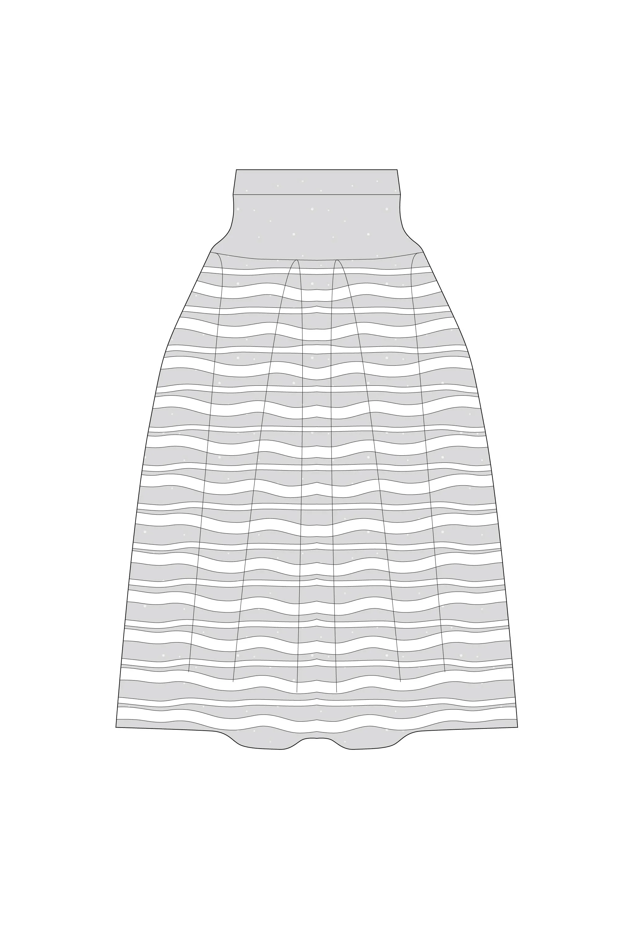 【VOL.11 1st delivery】POTTERY SWELL GLITTER SKIRT sold by CFCL Womens