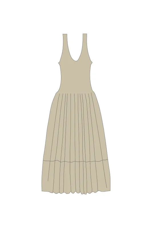 RIVULET SLEEVELESS DRESS made by CFCL Womens