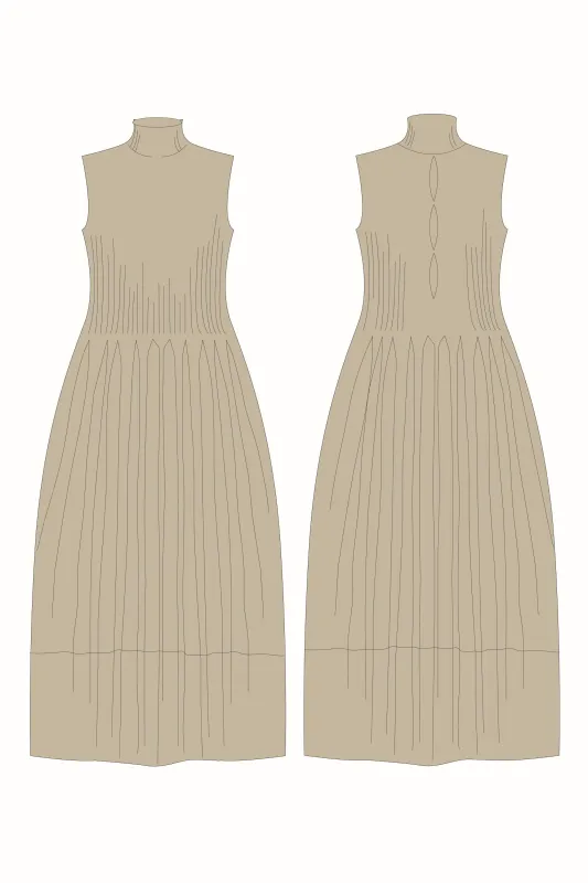 RIVULET SLEEVELESS EYELET DRESS made by CFCL Womens