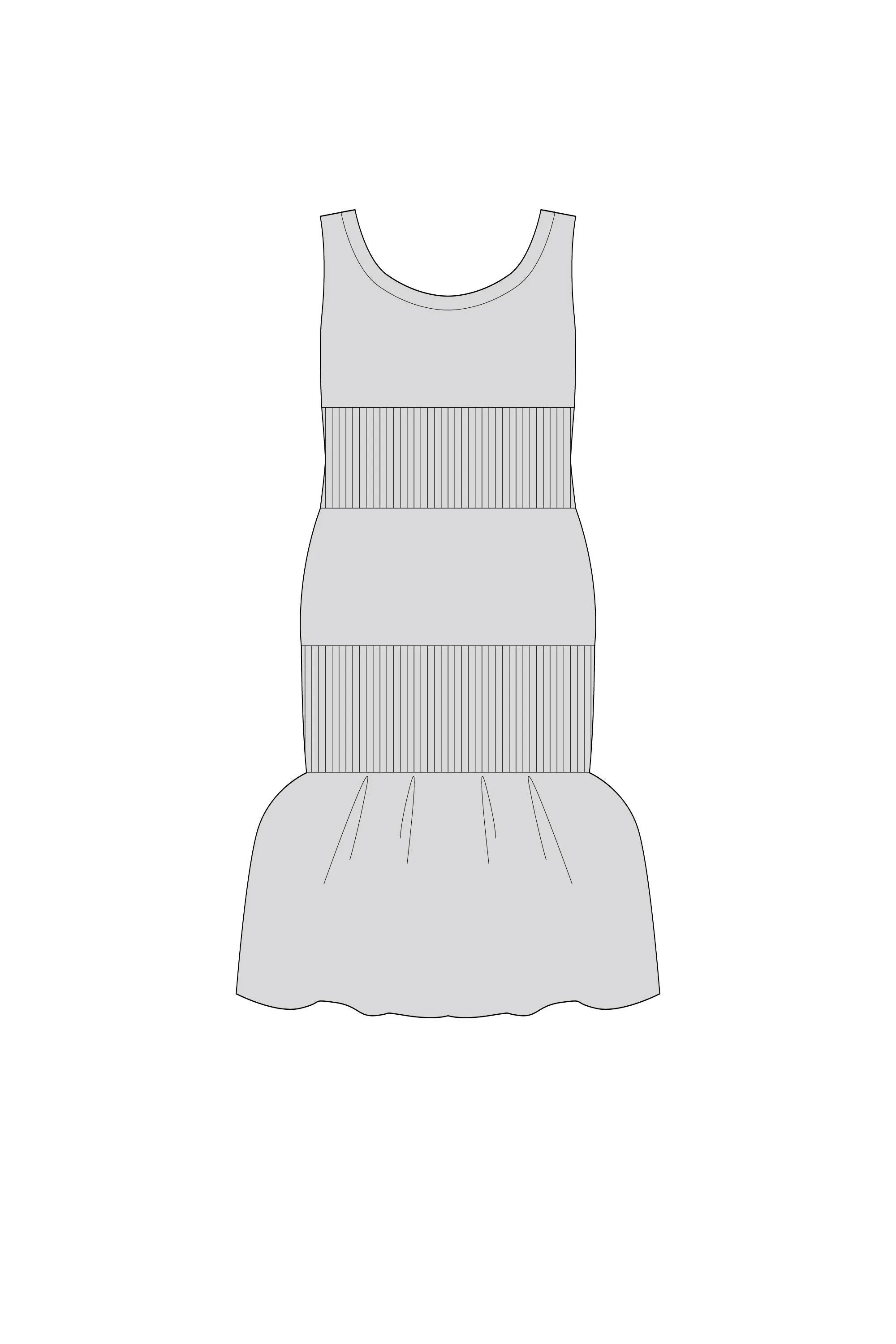 【VOL.11 1st delivery】SOFT FLUTED KID SLEEVELESS DRESS sold by CFCL Womens product image thumbnail 2