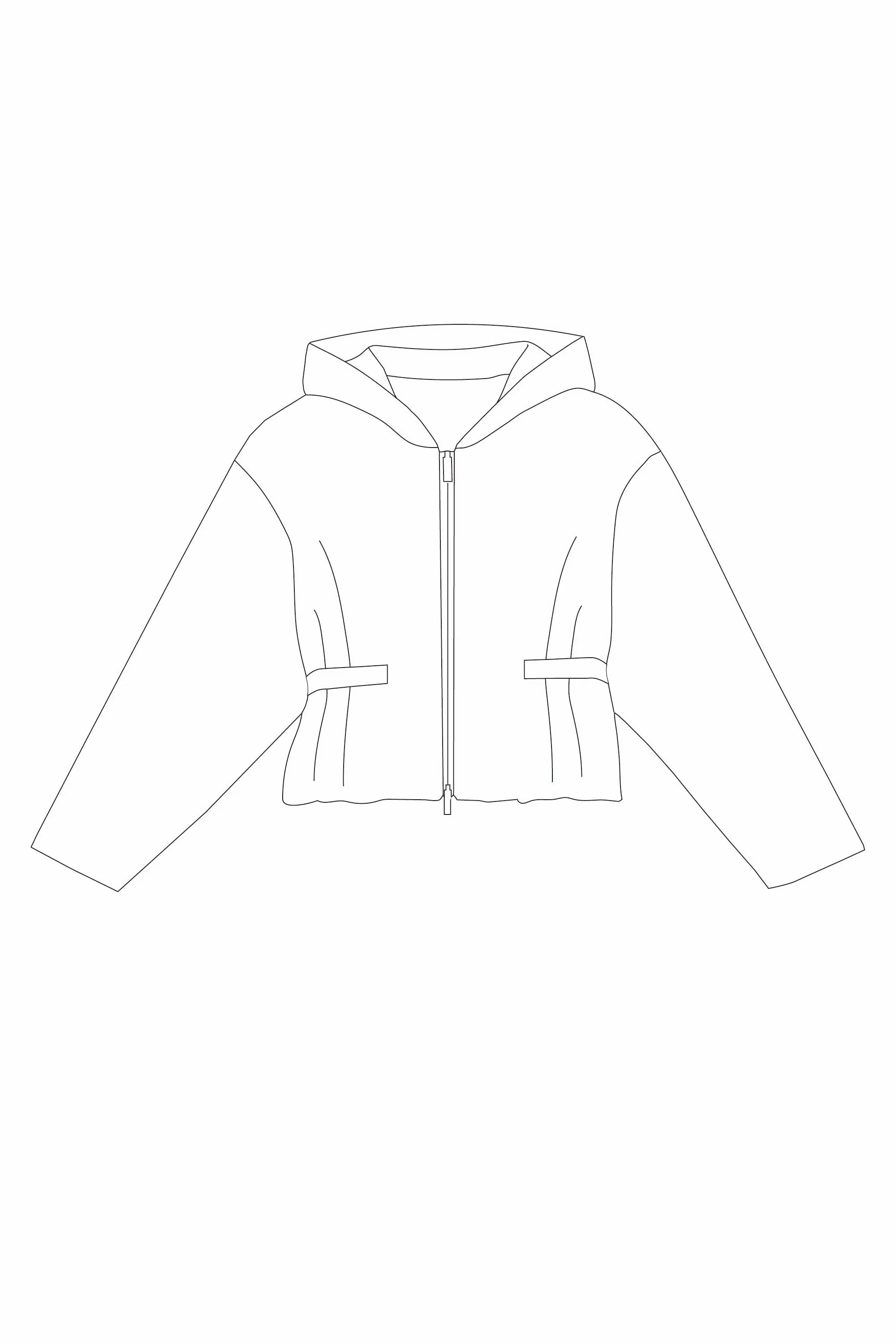 【VOL.11 1st delivery】TC MILAN CROPPED HOODIE JACKET sold by CFCL Womens