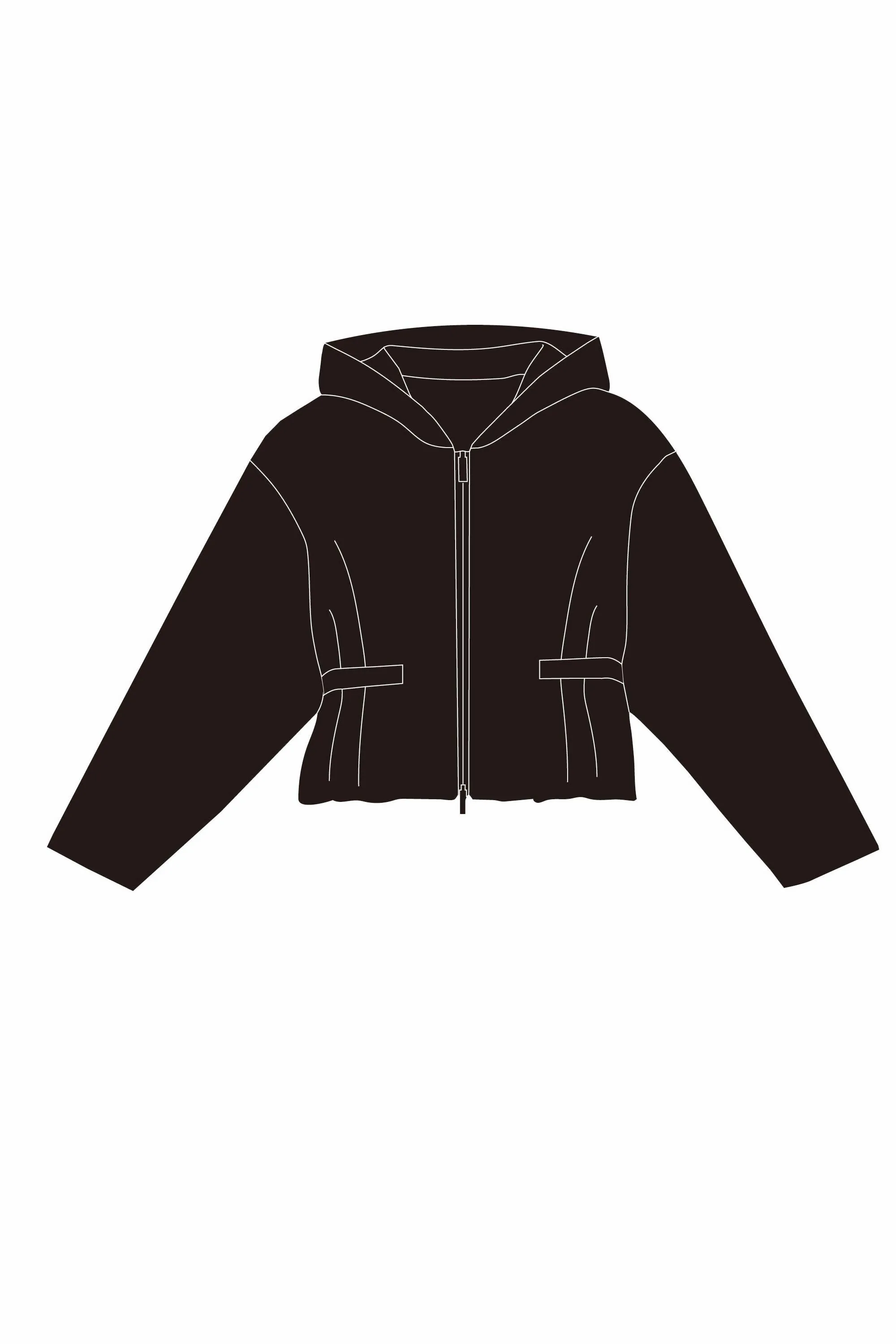 【VOL.11 1st delivery】TC MILAN CROPPED HOODIE JACKET sold by CFCL Womens product image thumbnail 3