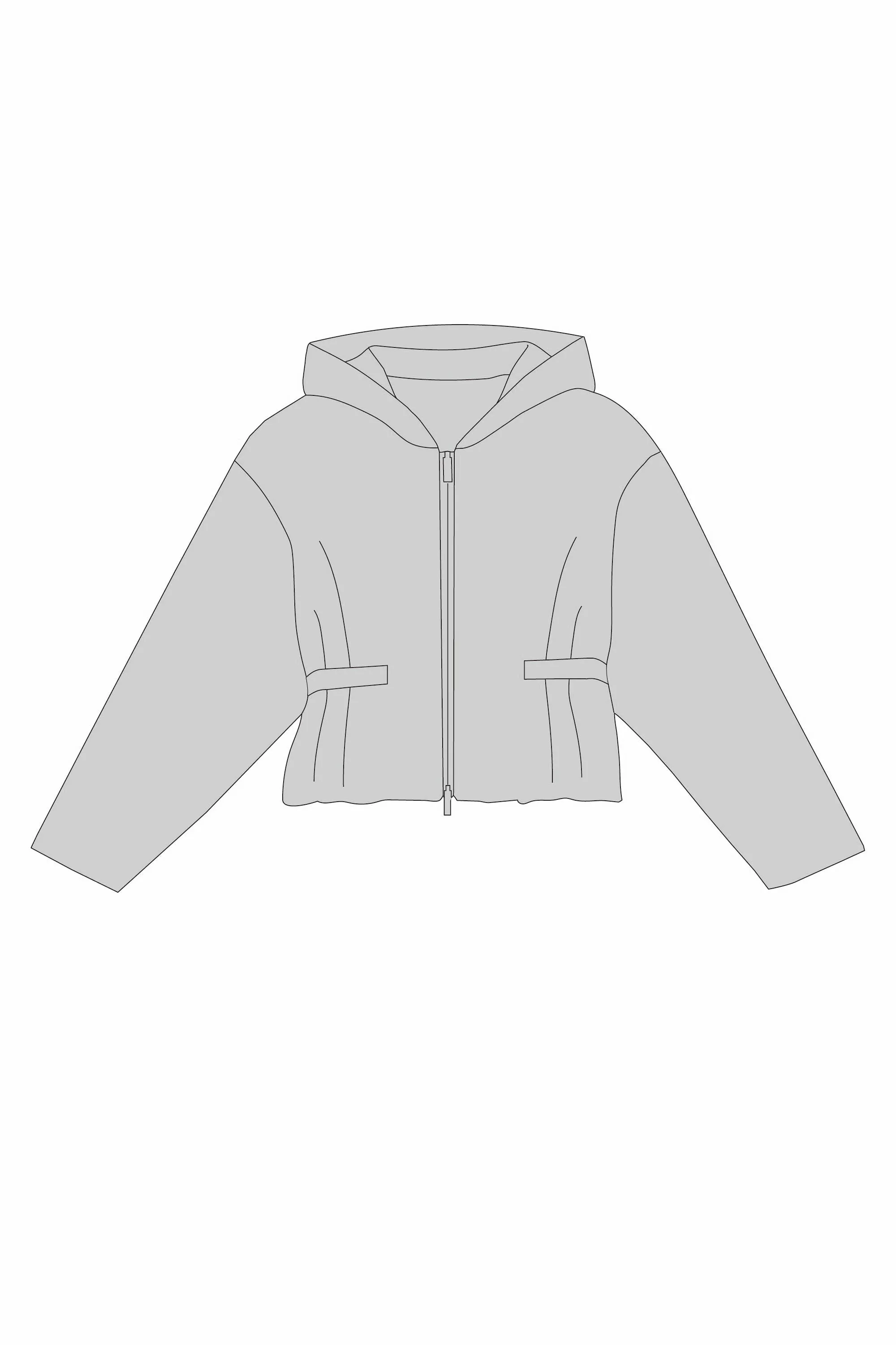 【VOL.11 1st delivery】TC MILAN CROPPED HOODIE JACKET sold by CFCL Womens product image thumbnail 2