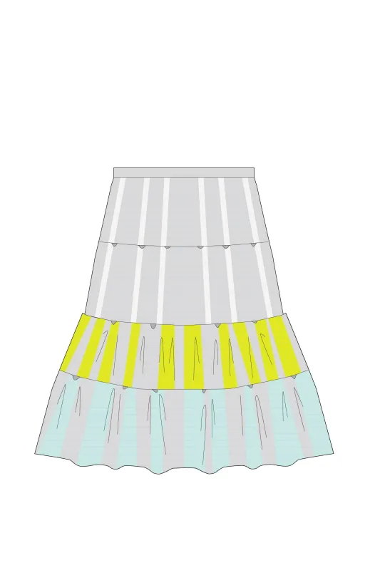 【VOL.11 1st delivery】TERRACED SKIRT sold by CFCL Womens