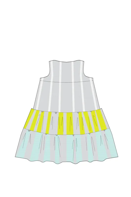 【VOL.11 1st delivery】TERRACED SLEEVELESS MINI DRESS sold by CFCL Womens