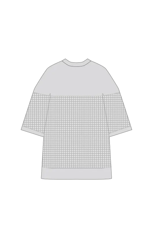WAFFLE LUCENT SHORT SLEEVE TEE SHIRT made by CFCL Womens
