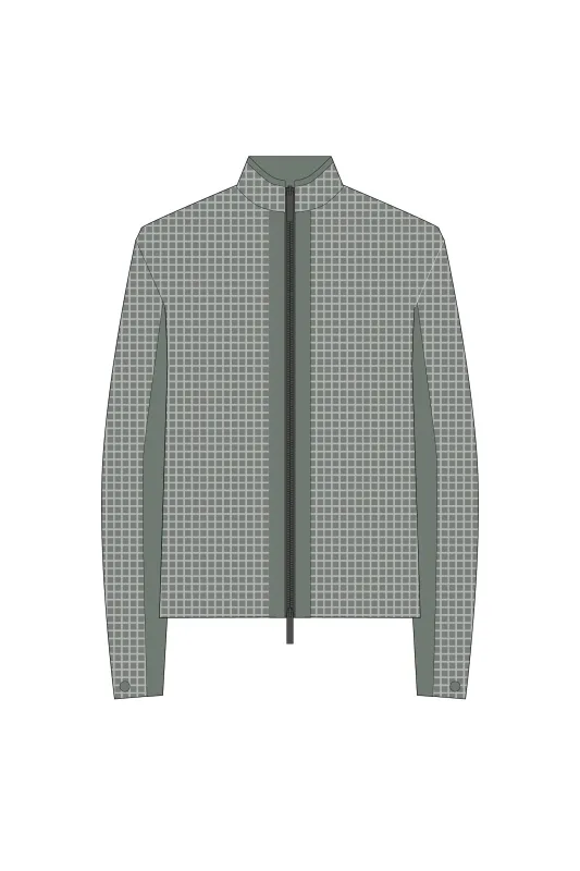 【VOL.11 1st delivery】WAFFLE LUCENT STAND COLLAR ZIP BLOUSON sold by CFCL Womens