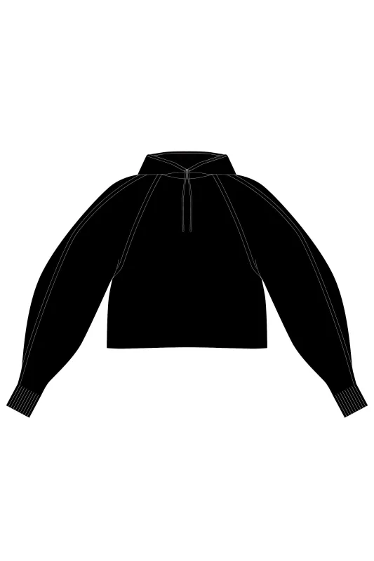 TC LUCENT CROPPED HOODIE made by CFCL Womens