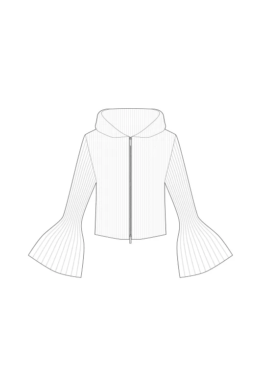 【VOL.11 2nd delivery】HYPHA LUCENT GLITTER HOODIE JACKET sold by CFCL Womens