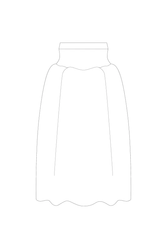 【VOL.11 2nd delivery】POTTERY GLITTER SKIRT sold by CFCL Womens